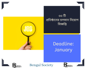 Read more about the article ৩৩ টি প্রতিষ্ঠানের চলমান নিয়োগ বিজ্ঞপ্তি