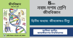 Read more about the article জীববিজ্ঞান দ্বিতীয় অধ্যায় (৯ম-১০ম শ্রেণি): জীবকোষ ও টিস্যু – আফিয়া জাহিন